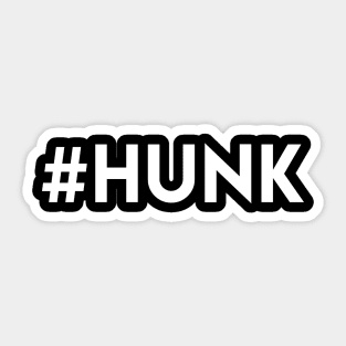 Hashtag Hunk (#HUNK) Sticker